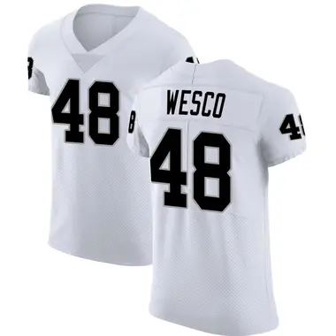 Trevon Wesco Men's Elite White Las Vegas Raiders Vapor Untouchable Jersey